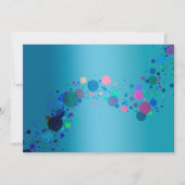 Einladung zu farbenfrohen Spots (Vorderseite)