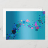 Einladung zu farbenfrohen Spots (Vorne/Hinten)