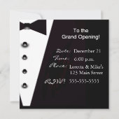 Einladung zu feierlichen Veranstaltungen in Schwar (Rückseite)