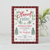 Einladung zu Festen in Flanell und Frost (Stehend Vorderseite)