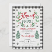 Einladung zu Festen in Flanell und Frost (Vorderseite)