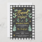 Einladung zu Festen in Flanell und Frost (Vorderseite)