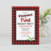 Einladung zu Flanell- und Frostferien (Stehend Vorderseite)