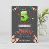 Einladung zu fünf Jahren (Stehend Vorderseite)