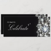 Einladung zu funkelnden Sternen (Vorne/Hinten)