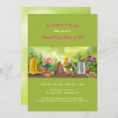 Einladung zu Gartenbauelementen (Vorne/Hinten)