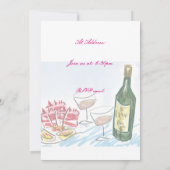 Einladung zu Gartenwein und Party (Rückseite)