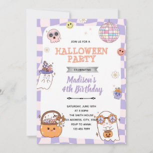 Einladung zu Groovy Halloween-Party