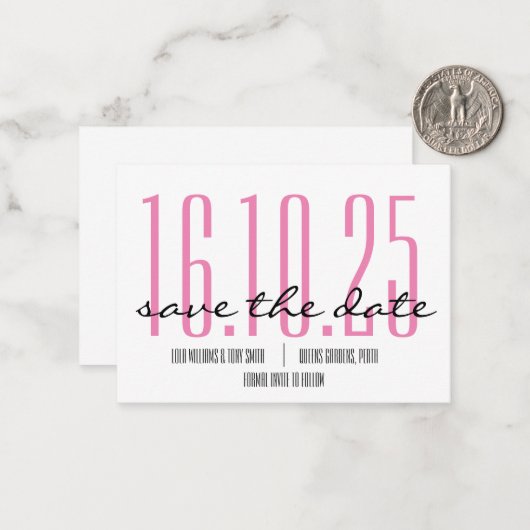 Einladung zu großen Terminen (Vorderseite/Rückseite Beispiel)