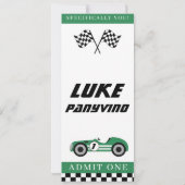 Einladung zu grünen Rennen (Rückseite)