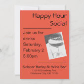 Einladung zu guten Stunden Sozialgetränken (Rückseite)