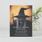 Einladung zu Halloween (Stehend Vorderseite)