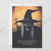 Einladung zu Halloween (Rückseite)
