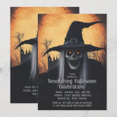 Einladung zu Halloween (Vorne/Hinten)