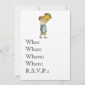 Einladung zu Halloween-Kürbiskröten (Rückseite)