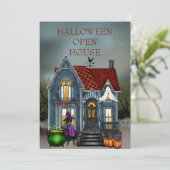 Einladung zu Halloween Open House (Stehend Vorderseite)