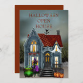 Einladung zu Halloween Open House (Vorne/Hinten)