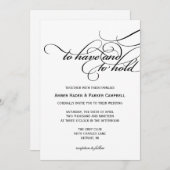 Einladung| zu halten einladung (Vorne/Hinten)