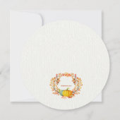 Einladung zu Herbstelementen (Rückseite)