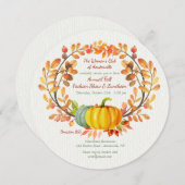 Einladung zu Herbstelementen (Vorne/Hinten)