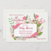 Einladung zu Herz und Blume (Vorne/Hinten)