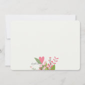 Einladung zu Herz und Blume (Rückseite)