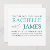 Einladung zu Hochzeiten (Vorne/Hinten)