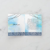 Einladung zu Hochzeiten am Strand (Innenseite)