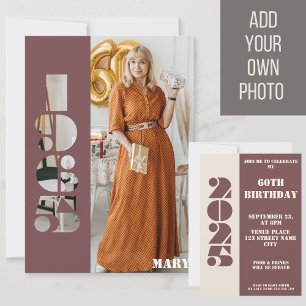 Einladung zu Ihrem 61. Geburtstag Foto Geboren 196