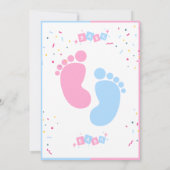 Einladung zu individuell anpassbaren Gendern (Rückseite)