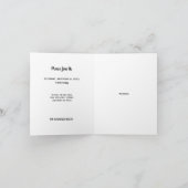 Einladung zu individuell anpassbaren musikalischen (Innenseite)