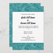 Einladung zu individuell gestaltbaren Hochzeiten (Vorne/Hinten)