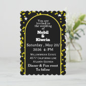 Einladung zu individuell gestaltbaren Hochzeiten | (Stehend Vorderseite)