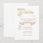 Einladung zu individuell gestaltbaren Hochzeiten (Vorne/Hinten)