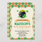 Einladung zu irischen Themenfeiern (Vorne/Hinten)