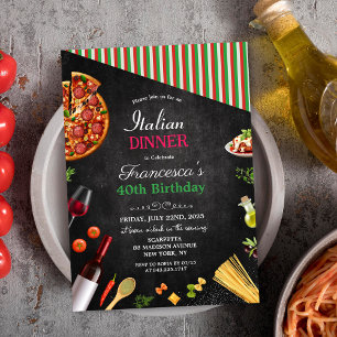 EINLADUNG ZU JEDEM EVENT - Italienisches Abendesse
