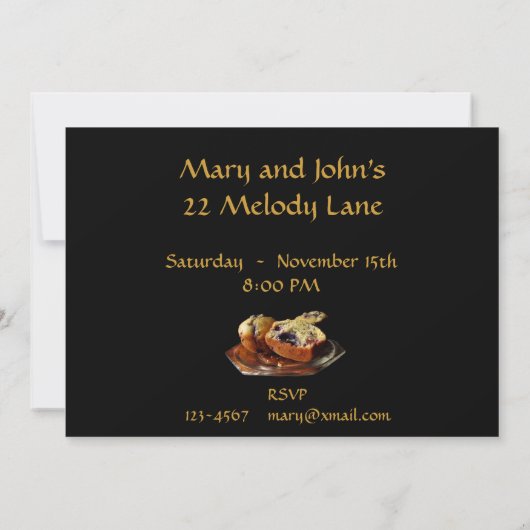 Einladung zu Kaffeemaschine (Rückseite)