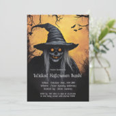 Einladung zu kalte Halloween (Stehend Vorderseite)