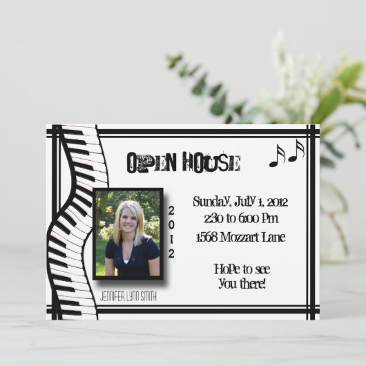 Einladung zu Keyboard Open House (Stehend Vorderseite)