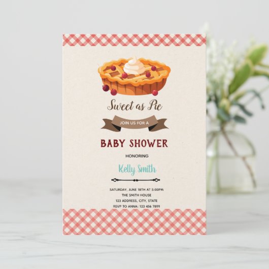 Einladung zu Kirschkuchen (Stehend Vorderseite)