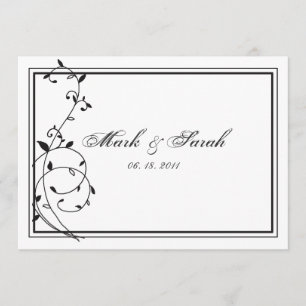 Einladung zu klassischen Schwarz-Weiß-Grenzen