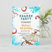 Einladung zu Kraken (Stehend Vorderseite)