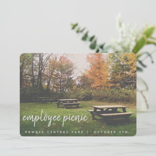 Einladung zu lässigen Ereignissen (Stehend Vorderseite)