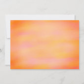 Einladung zu mehrfarbigen Hochzeiten (Rückseite)