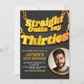 Einladung zu meinen dreißiger Jahren (Vorderseite)