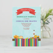 Einladung zu mexikanischen Speisen (Stehend Vorderseite)