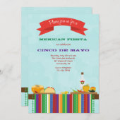 Einladung zu mexikanischen Speisen (Vorne/Hinten)