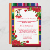 Einladung zu mexikanischen Themen (Vorne/Hinten)