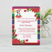 Einladung zu mexikanischen Themen (Stehend Vorderseite)