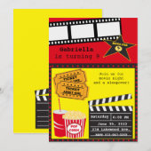 Einladung zu Movie Night Elements (Vorne/Hinten)